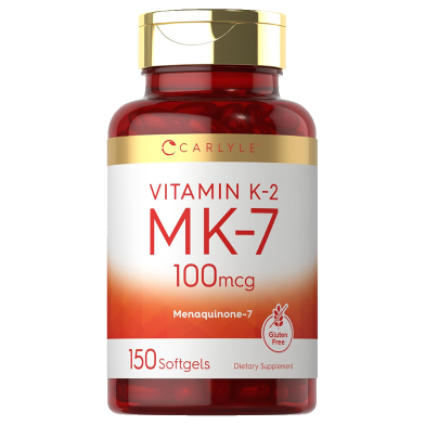 Carlyle Vitamin K2 MK7 100 mcg - 150 Softgels -523561154 image