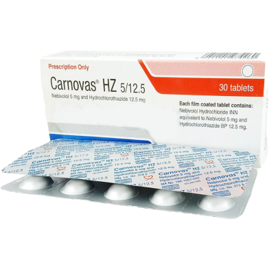 Carnovas HZ5 mgPlus 12.5 mg Tablet image