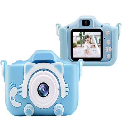 Cartoon Cat Dual Digital Mini With Video Recording Filter For Childrens Camera image