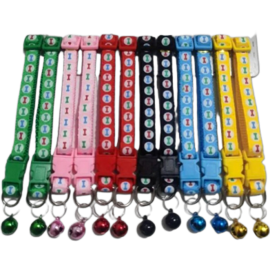 Cartoon Pattern Cat Collars Bells Adjustable image