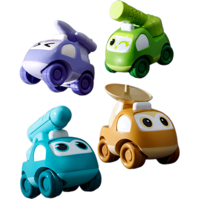 Cartoon Space Vehicle Series Inertial Vehicle Investigation Team Sliding Toy Car Baby Crawling 1pcs image