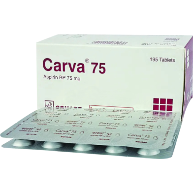 Carva 75 mg Tablet 10's Strip image