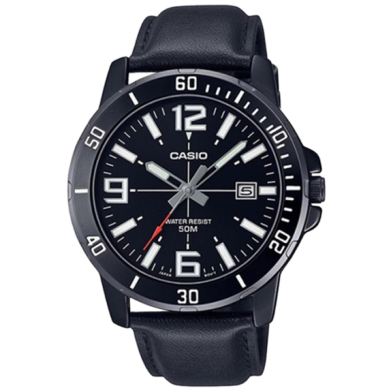 Casio Analog Black Dial Men's Watch image