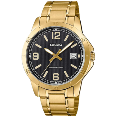 Casio Analog Gold Stainless Steel Strap Watch For Men image