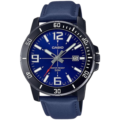 Casio Analog Watch For Men-Black image