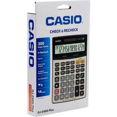 Casio Check and Recheck Desktop Calculator image