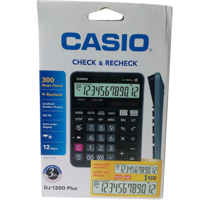 Casio Check and Recheck Desktop Calculator image