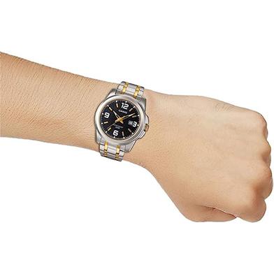 Relógio Casio Ltp-1314sg-1avdf Cor da pulseira: combinada, cor de fundo