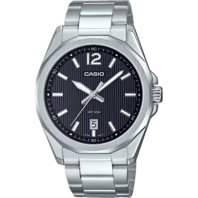 Casio Enticer MTP-E725D-1AV Black Dial Men’s Watch image