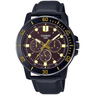 Casio Enticer Multifunction Black Belt Watch image