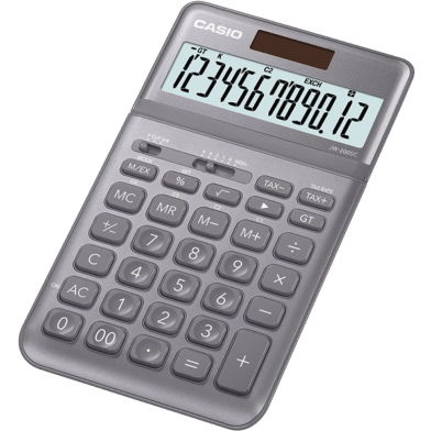 Casio JW-200SC-GY 12 Digit Desktop Calculator image