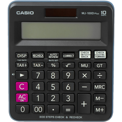 Casio MJ-100DPLUS-W-DP-W Check and Recheck Desktop Calculator image