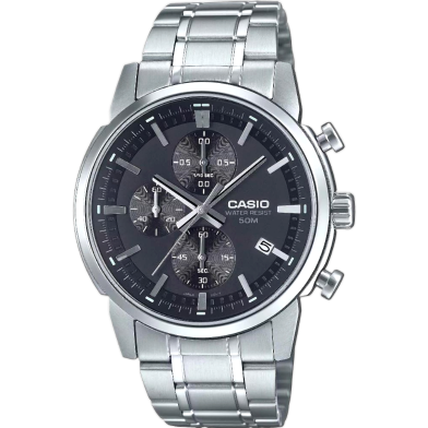 Casio MTP-E510D-1A1V Men’s Watch Silver Stainless Steel image