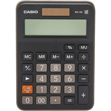 Casio MX-12B-BK 12 Digit Desktop Calculator image