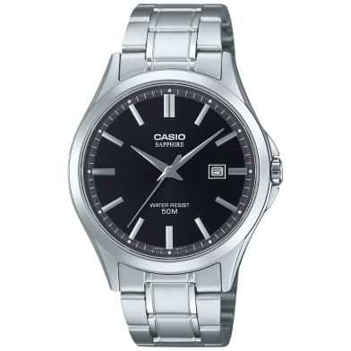 Casio Mens Stainless Steel Watch With Sapphire Crystal image