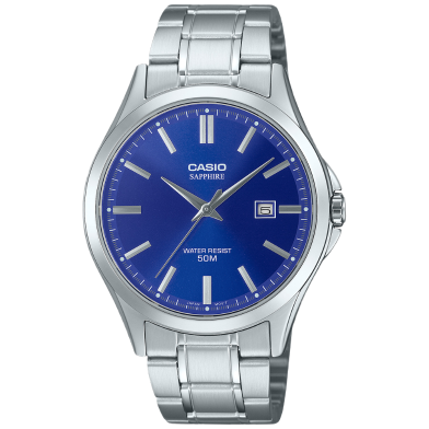 Casio Mens Stainless Steel Watch With Sapphire Crystal image
