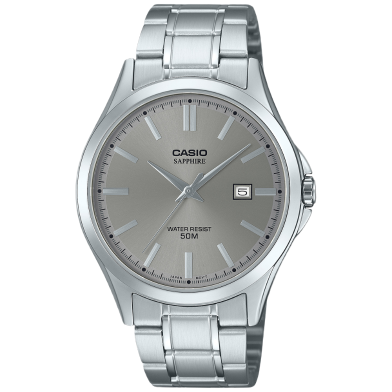 Casio Mens Stainless Steel Watch With Sapphire Crystal image