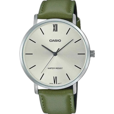 Casio Minimalistic Silver Dial Watch for Men image