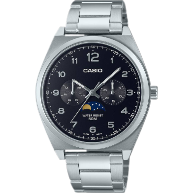 Casio Quartz Stainless Steel Men's Watch image
