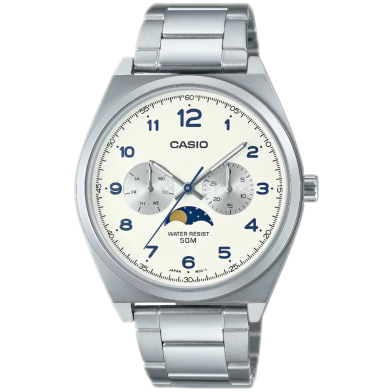 Casio Quartz Stainless Steel Men's Watch image