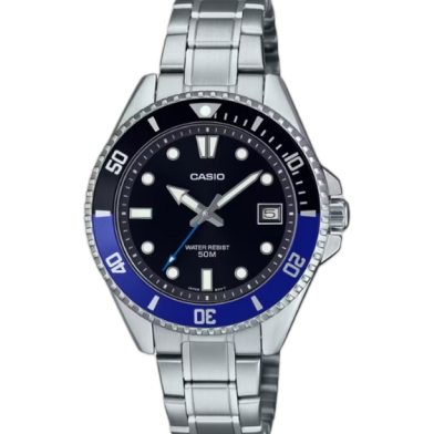 Casio Unisex's Watches Black And Blue image