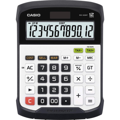 Casio Water-protected and Dust-proof Desktop Calculator image