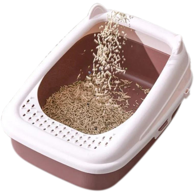 Cat Ear Shaped Large Cat Litter Box image