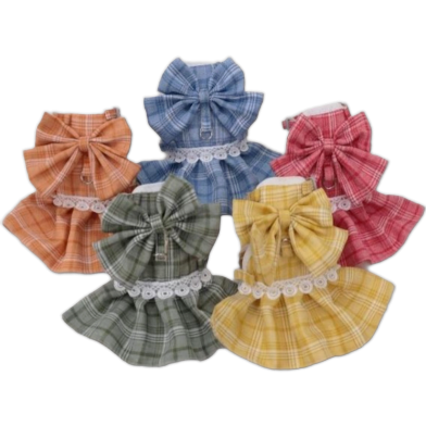 Cat Harness Leash Ribbon Dress image
