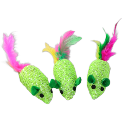 Cat Toy, Mouse Cat Toy Polyester for Cats image