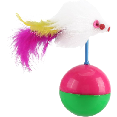 Cat Toy Tumbler Mouse Fit Kitten Indoor Exercise Interactive Toy image