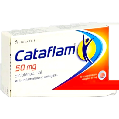 Cataflam 50 mg Tablet 10's Strip image