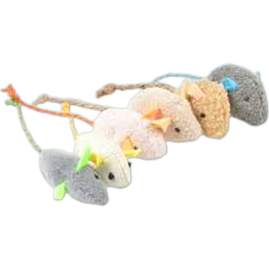 Catnip Mouse Toys for Indoor Cats - Adult and Kitten Cat Toys image