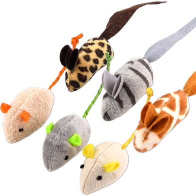 Catnip Mouse Toys for Indoor Cats - Adult image