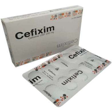 Cefixim 200 mg Capsule – 10's Strip image