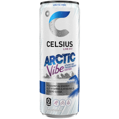 Celsius Arctic Vibe Sparkling Frozen Berry Can 355 ml image