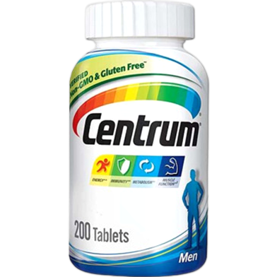 Centrum Multivitamin for Men, Multivitamin/Multimineral Supplement with Vitamin D3, B Vitamins and Antioxidants - 200 Count image