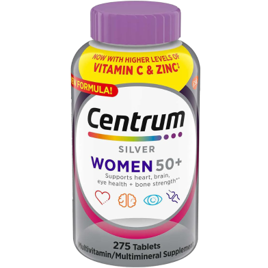 Centrum Silver Multivitamins For Women (Women 50 plus ) - 275 Tablets image