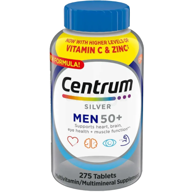 Centrum Silver for Men 50 Plus Multivitamin Multimineral 275 Tablets image