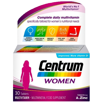 Centrum Women Multivitamins And Minerals - 30 Tablets image