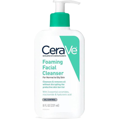 CeraVe Foaming Cleanser For Normal To Oily Skin 237ml image