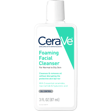 CeraVe Foaming Facial Cleanser for Normal to Oily Skin 87ml image