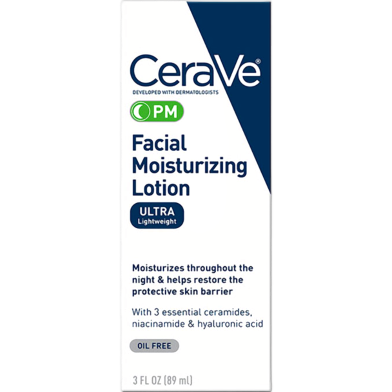 CeraVe PM Facial Moisturizing Lotion Ultra Lightweight - 89ml image