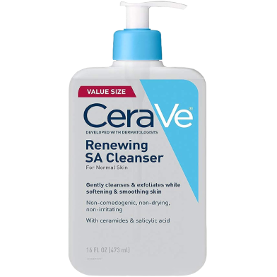 CeraVe Renewing SA Cleanser For Normal Skin 473ml image