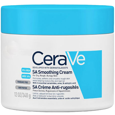 CeraVe SA Smoothing Cream For Dry, Rough, Bumpy Skin 340g image