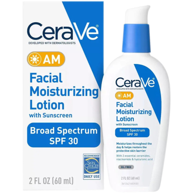 Cerave Am Facial Moisturizing Lotion With Sunscreen - 60ml image