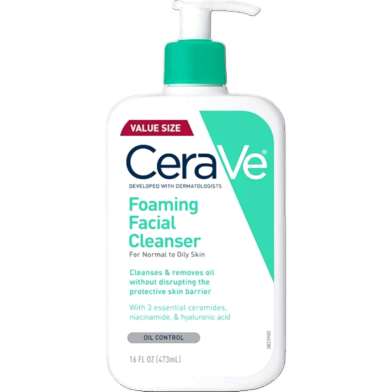 Cerave Foaming Facial Cleanser For Normal To Oily Skin 473 ml image