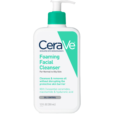Cerave Foaming Gel Cleanser For Normal-to-oily Skin 355 Ml image
