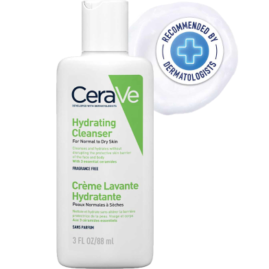 Cerave Hydrating Cleanser For Normal To Dry Skin 88 ml image
