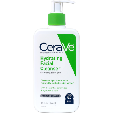 Cerave Hydrating Facial Cleanser For Normal To Dry Skin 355ml image