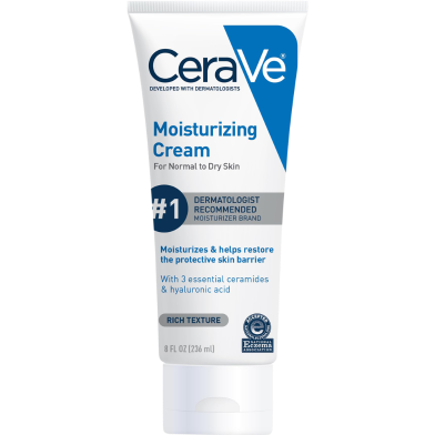 Cerave Moisturizing Cream For Normal To Dry Skin 236ml (USA) image